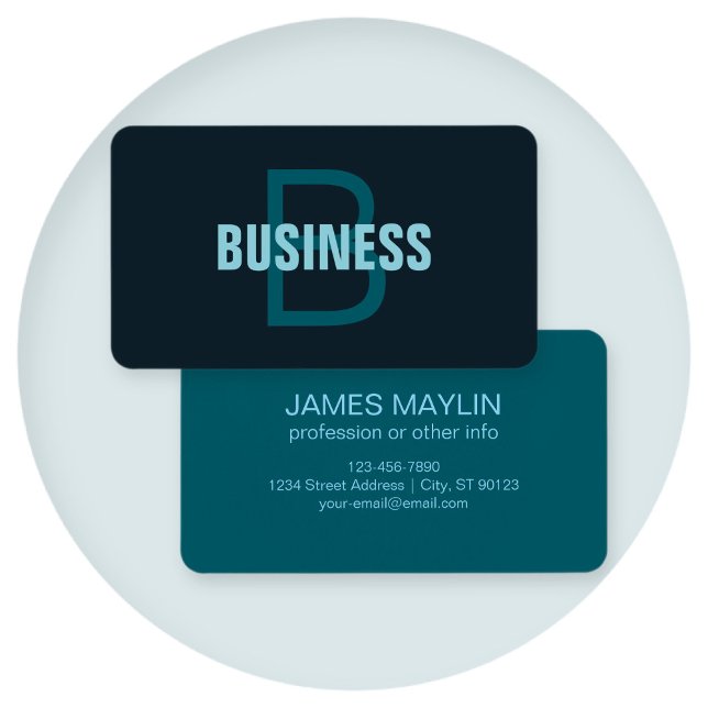 Simple Bold Customisable Monogrammed Name  (Creator Uploaded)