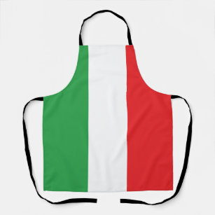 Simple Bold Italy Italian Flag Apron