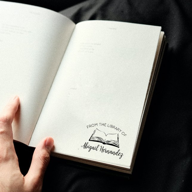 Simple Book From the Library Of  Rubber Stamp (Creator Uploaded)