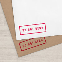 Simple Border Bold Red Do Not Bend