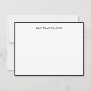 Simple Border Elegant Typography Card