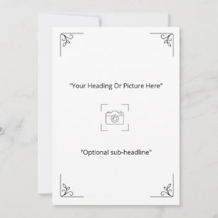 Simple Botanical Picture Card