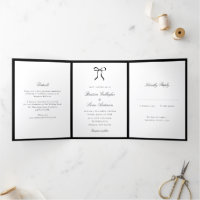 Simple Bow Classic Wedding