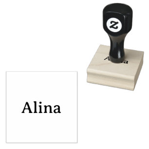 Simple Brand Promotion 2" x 2" Rubber Stamp