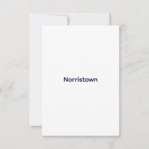 Simple Brand Promotion 3.5" x 5" Squared RSVP Card