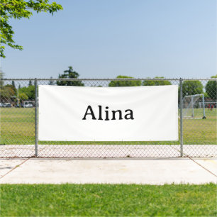 Simple Brand Promotion 4' x 10' Outdoor Banner