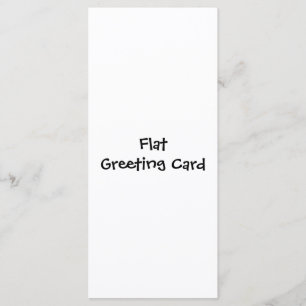 Simple Brand Promotion 4" x 9" Flat Greeting Card