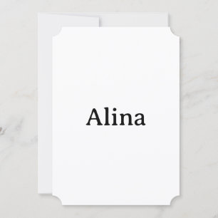 Simple Brand Promotion 5" x 7" Ticket Flat Thank You Card