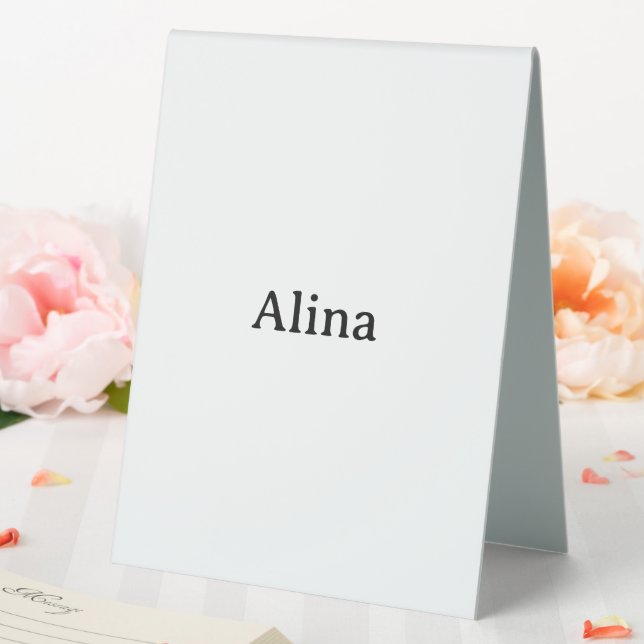 Simple Brand Promotion 6" X 8" Plastic  (In SItu (Wedding))