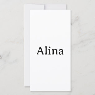 Simple Brand Promotion 8" x 4" Flat Thank You Card
