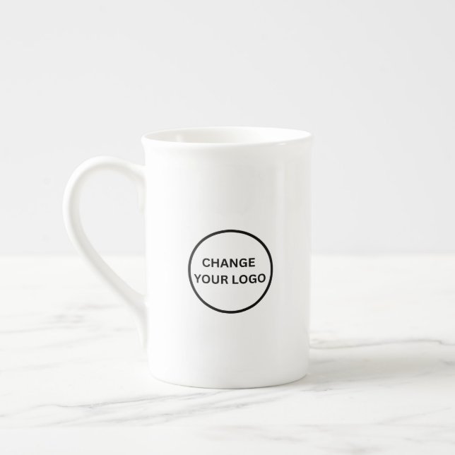 Simple Brand Promotion  Bone China Mug (Left)