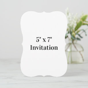 Simple Brand Promotion Bracket 5" x 7" Invitation