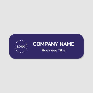 Simple Brand Promotion Employee  Name Tag