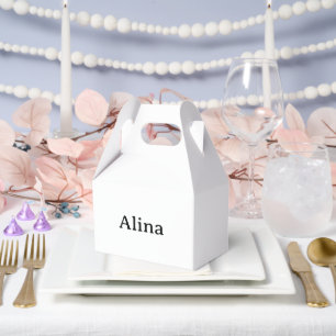 Simple Brand Promotion Large 5" x 3" x 6.5" Favour Box