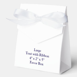 Simple Brand Promotion Large Tent 4" x 2" x 5" Favour Box