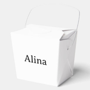 Simple Brand Promotion Medium 3"x2.25"x3.125" Favour Box