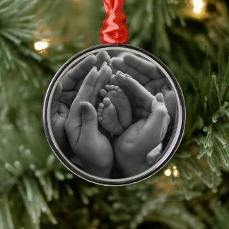 Simple Brand Promotion Premium Round Metal Ornament