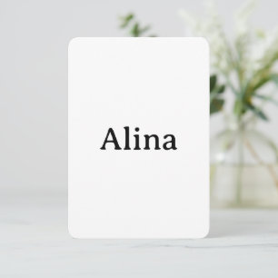 Simple Brand Promotion Rounded 3.5" x 5" Invitation