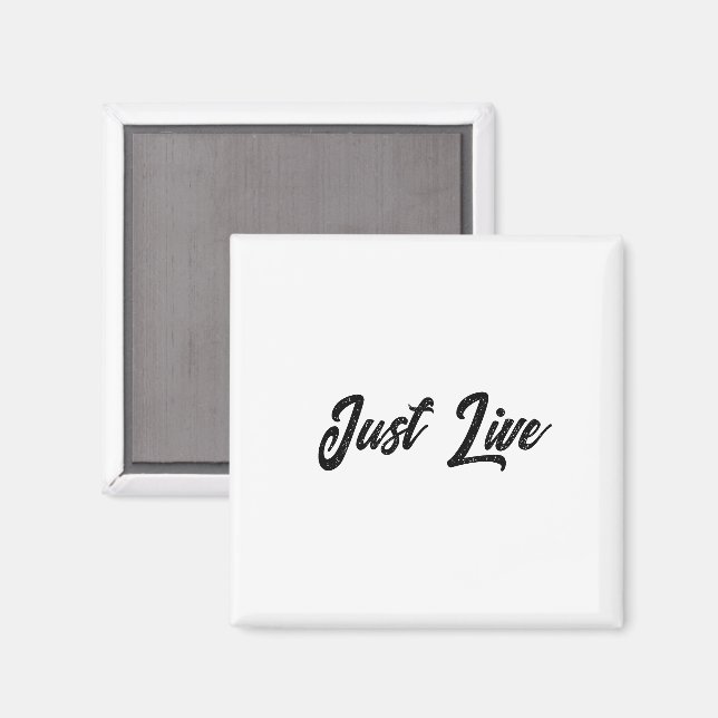 Simple Brand Promotion Square 2" Magnet (Front/Back)