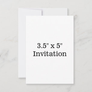 Simple Brand Promotion Squared 3.5" x 5" Invitation