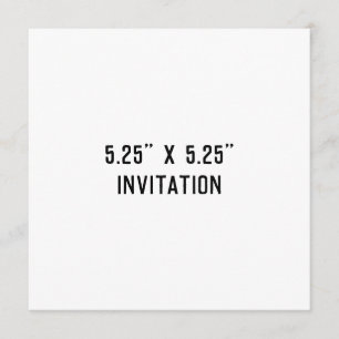 Simple Brand Promotion Squared 5.25" x 5.25" Invitation