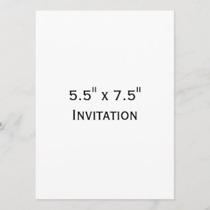 Simple Brand Promotion Squared 5.5" x 7.5" Invitation