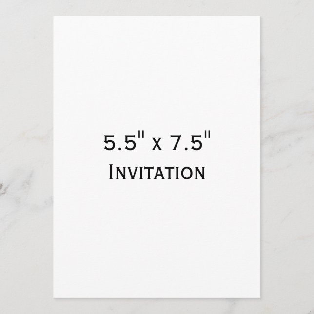 Simple Brand Promotion Squared 5.5" x 7.5" Invitation (Front)
