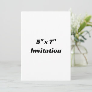 Simple Brand Promotion Squared 5" x 7" Invitation