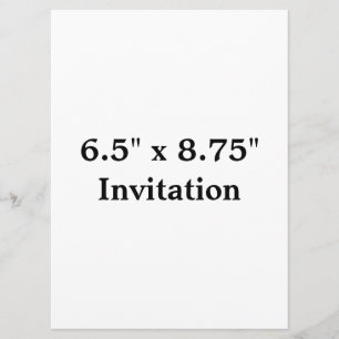 Simple Brand Promotion Squared 6.5" x 8.75" Invitation