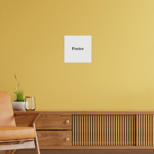 Simple Brand Promotion Standard Semi-Gloss 12"x12" Poster