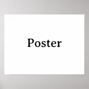 Simple Brand Promotion Standard Semi-Gloss 16"x12" Poster