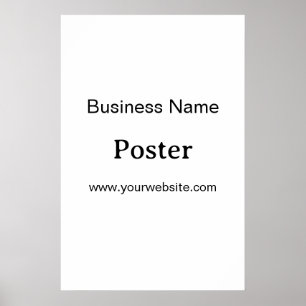 Simple Brand Promotion Standard Semi-Gloss 20"x30" Poster