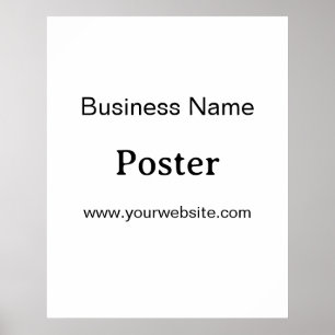 Simple Brand Promotion Standard Semi-Gloss 24"x30" Poster