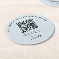 Simple Branded Business Logo QR Code Promotional