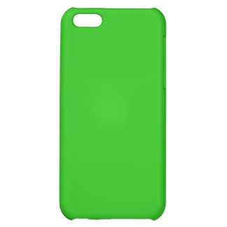 simple bright green color iPhone 5C cover