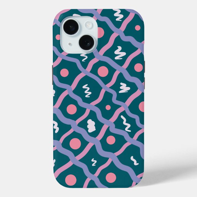 simple brush line pattern Case-Mate iPhone case (Back)