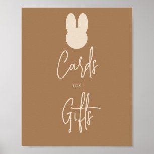 Simple Bunny cards and gifts Poster