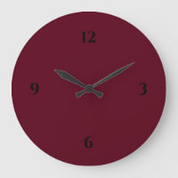 Simple Burgundy Wine & Black