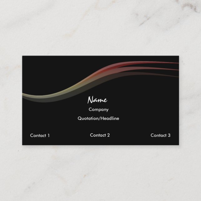 Simple business card (Front)