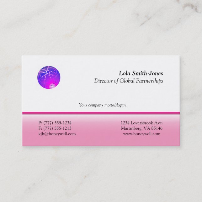 Simple Business Card Template! w Logo (Front)