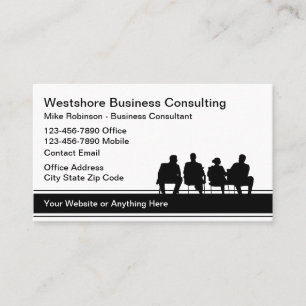 Simple Business Consulting Service Business Card