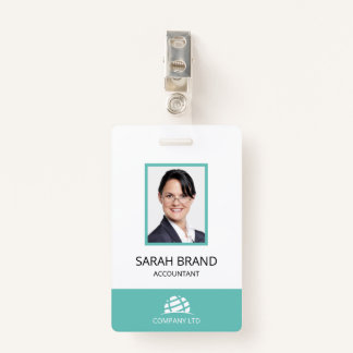 Simple Business ID Staff ID Badge