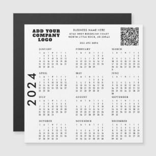Simple Business Logo Company 2024 Calendar