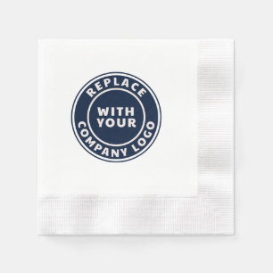Simple Business Logo Corporate Employees Custom Napkin