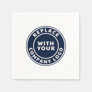 Simple Business Logo Corporate Employees Custom Napkin