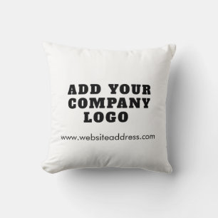 Simple Business Logo Corporate Event Decor Custom Cushion
