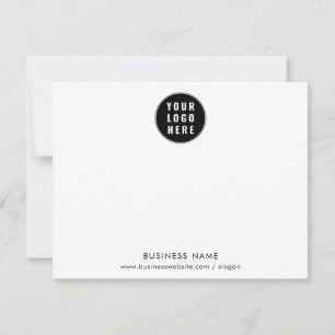 Simple Business Logo Employees Custom Card