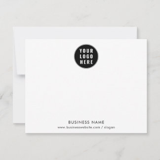 Simple Business Logo Employees Custom Card