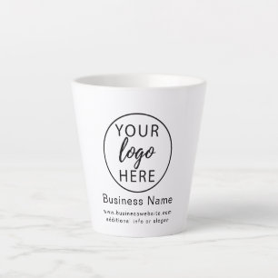 Simple Business logo  Latte Mug