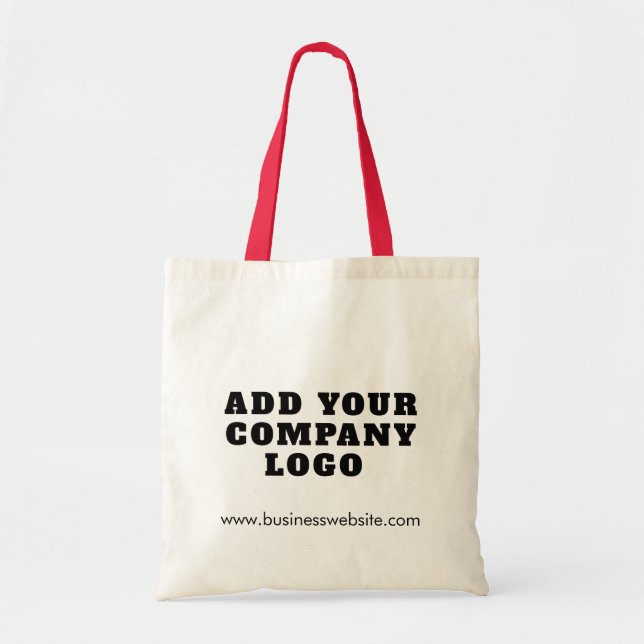 Simple Business Logo Matching Promotional Tote Bag (Front)